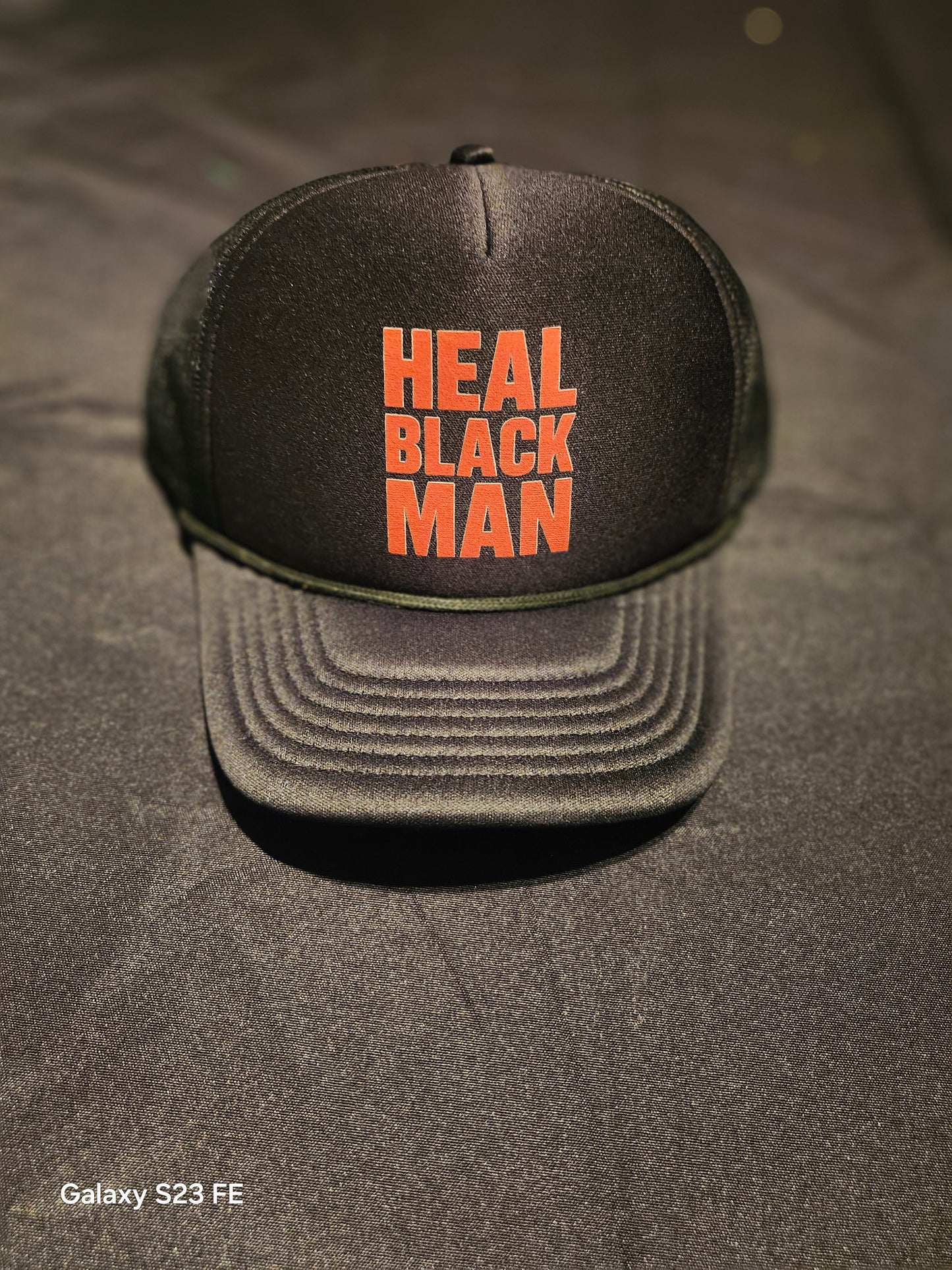 HEAL BLACK MAN Hat